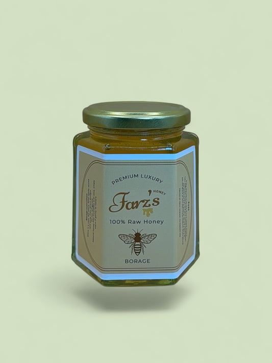 FARZ’S BORAGE HONEY JAR (380g)