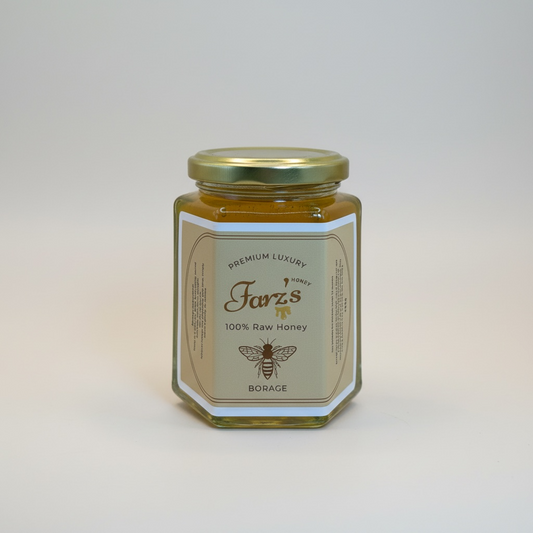 FARZ’S BORAGE HONEY JAR (380g)